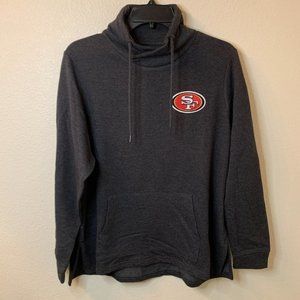 NWT ANTIGUA San Francisco 49ers SIZE XL Charcoal Gray SOFT & COZY Pullover Sweat